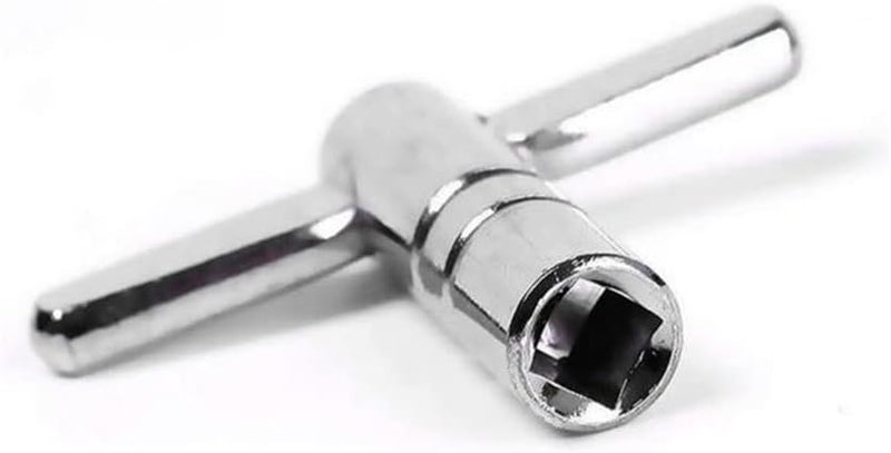 CCeCCe 3 Pack Drum Key Tool Set Continuous Speed Motion Drum Adjustment Tuning Keys T Style Z Style Universal Standard 1/4 inch Socket Square Wrench Turner for Percussion Snare Drum Kit - Image 3